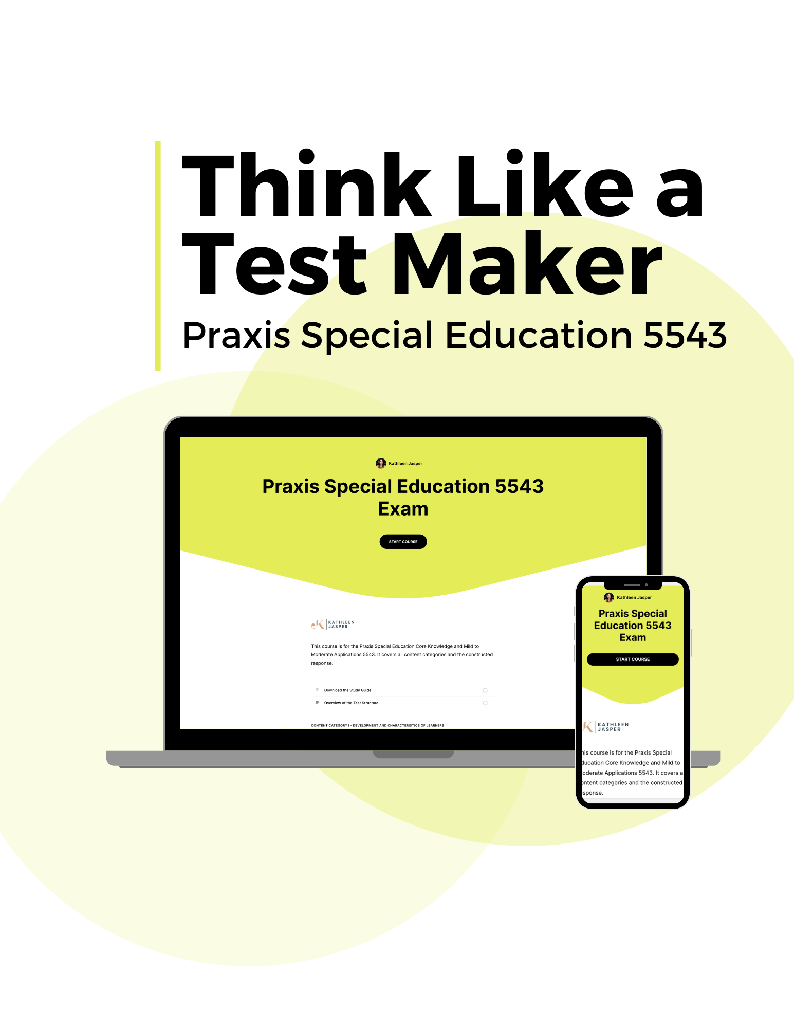 Think like a test maker praxis special education 5543