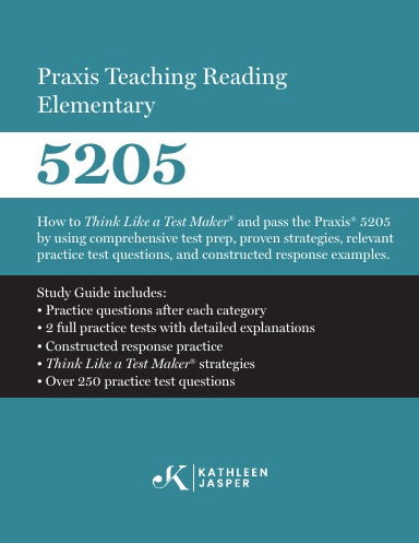 Praxis Teaching Reading 5205 Study Guide - Paperback