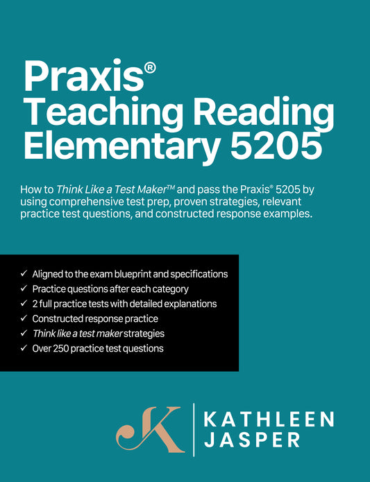 Praxis Teaching Reading Elementary 5205