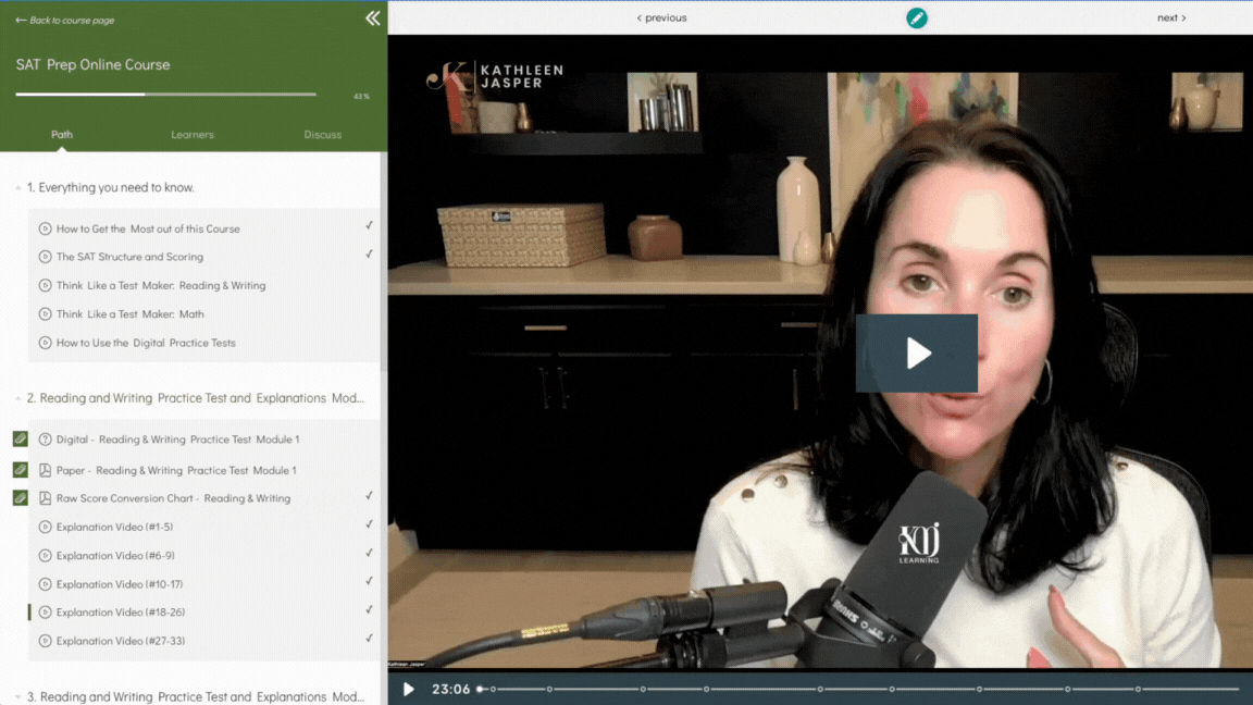 SAT Prep Online Course