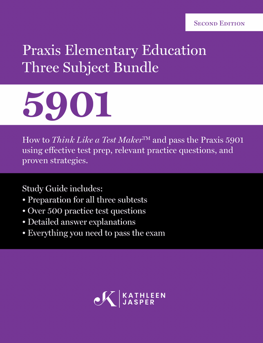 Praxis Elementary Education Three Subject Bundle 5901