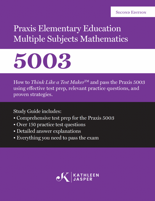 Praxis Elementary Education Multiple Subjects Mathematics 5003