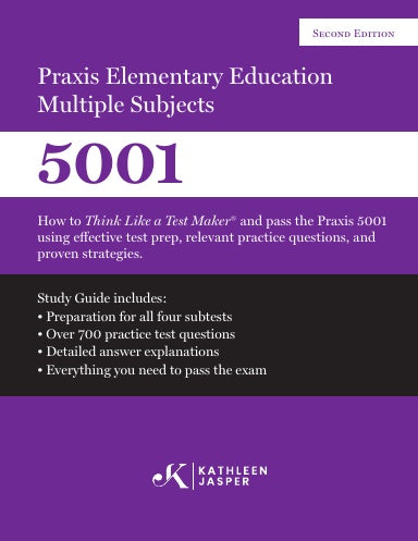 Praxis II Elementary Education Multiple Subjects Online Courses Paperback