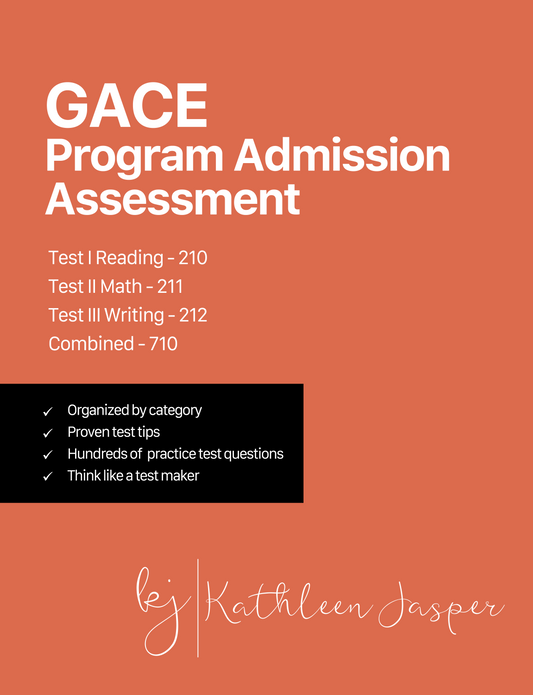 GACE Program Admission Assessment