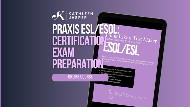 ESOL/ESL - Online Course