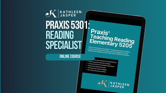 Praxis Reading Specialist 5301 - Online Course