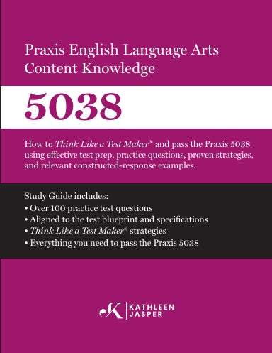 Praxis 5038 English Language Arts Content Knowledge Paperback