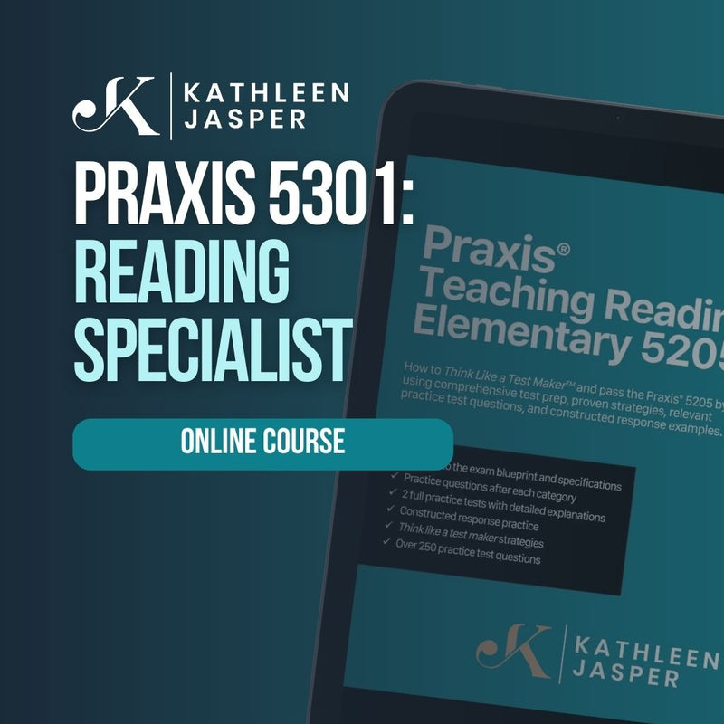 Praxis Reading Specialist 5301 - Online Course