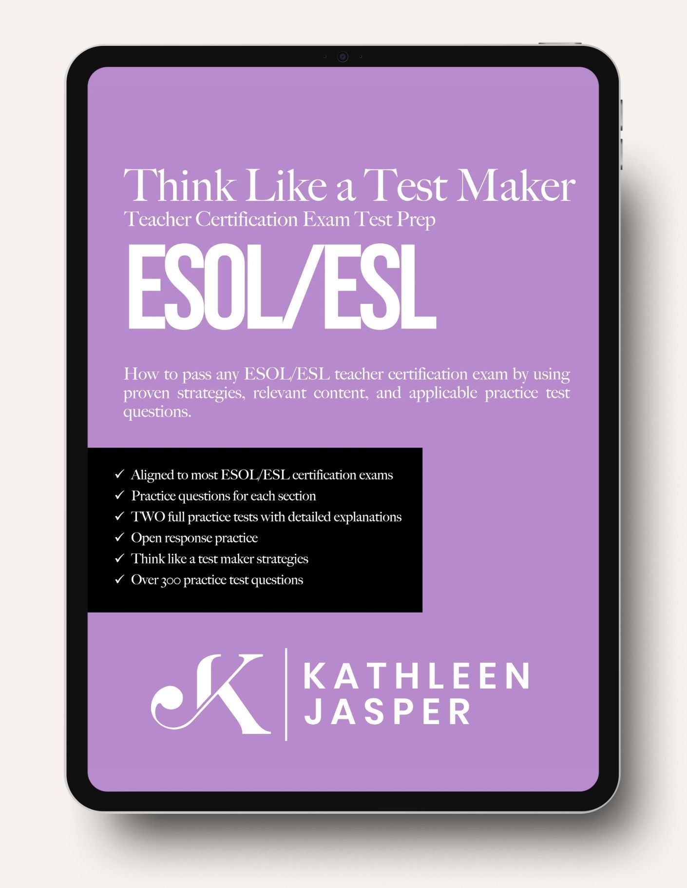 Think Like a Test Maker ESOL/ESL Digital Study Guide
