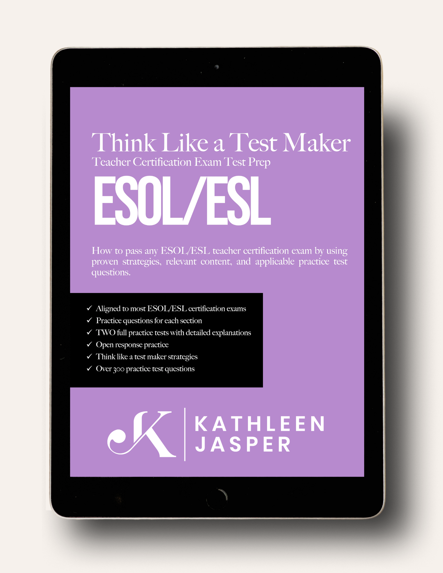 Think Like a Test Maker ESOL/ESL Digital Study Guide