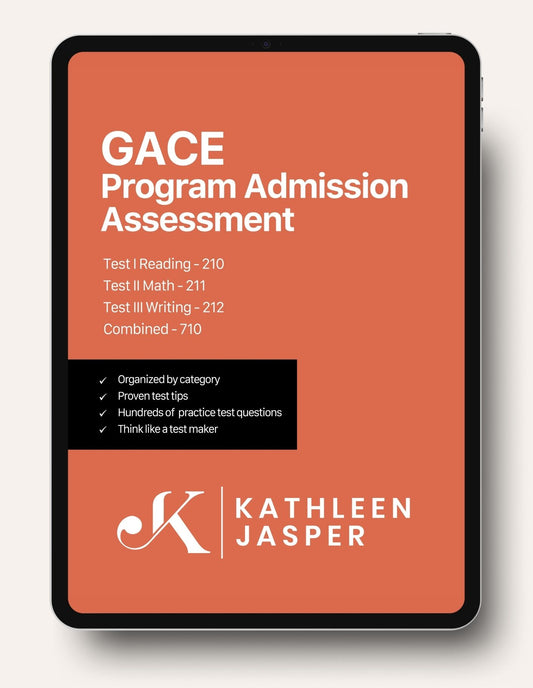 GACE Program Admission Assessment Study Guide - Digital