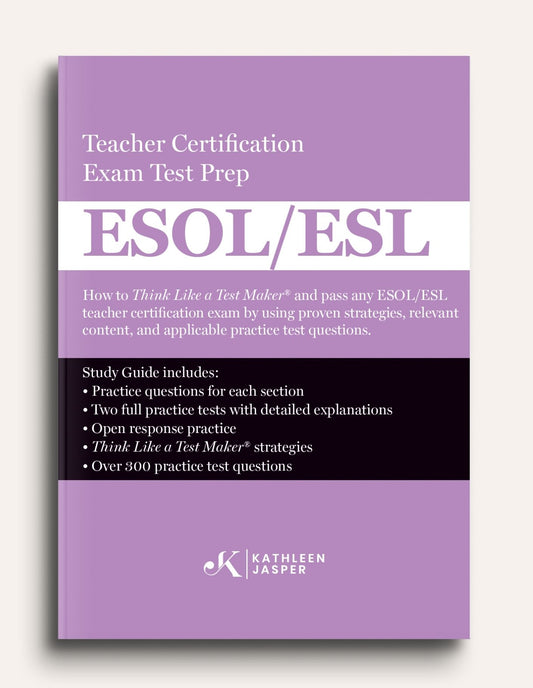 Think Like a Test Maker ESOL/ESL Study Guide - Paperback