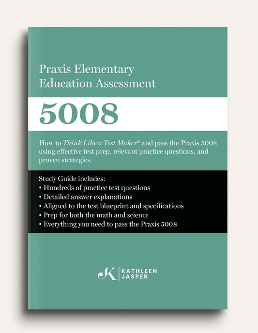 Praxis II Elementary Education Assessment 5008 - Mathematics and Science Study Guide - Paperback