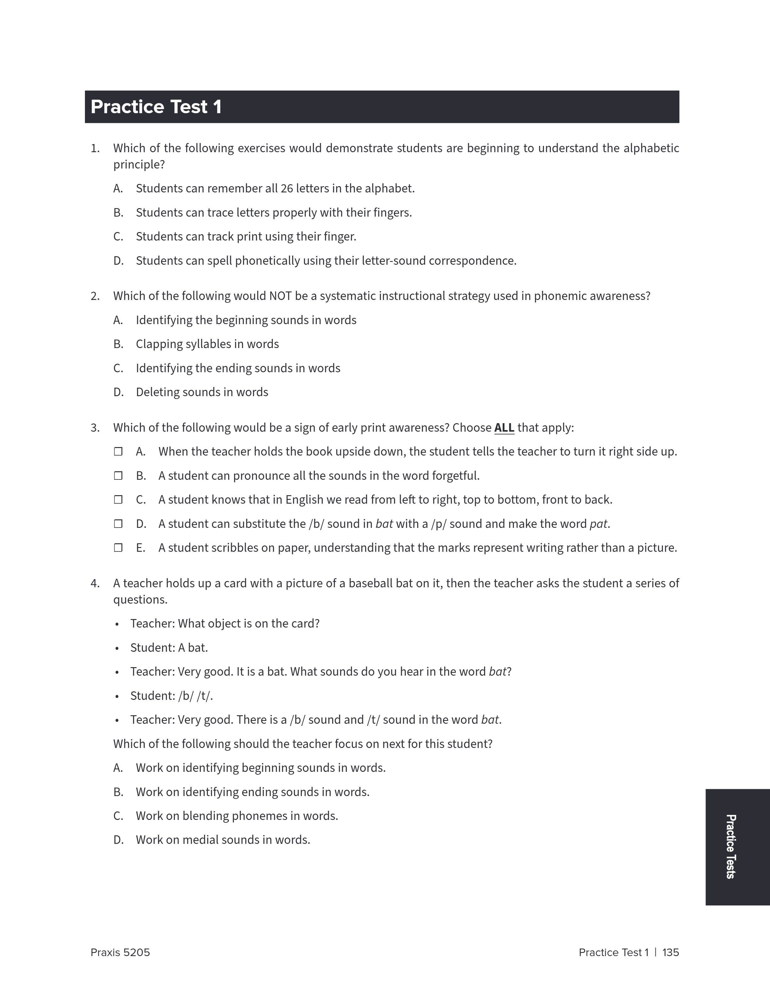 Praxis 5205 Teaching Reading Digital Study Guide