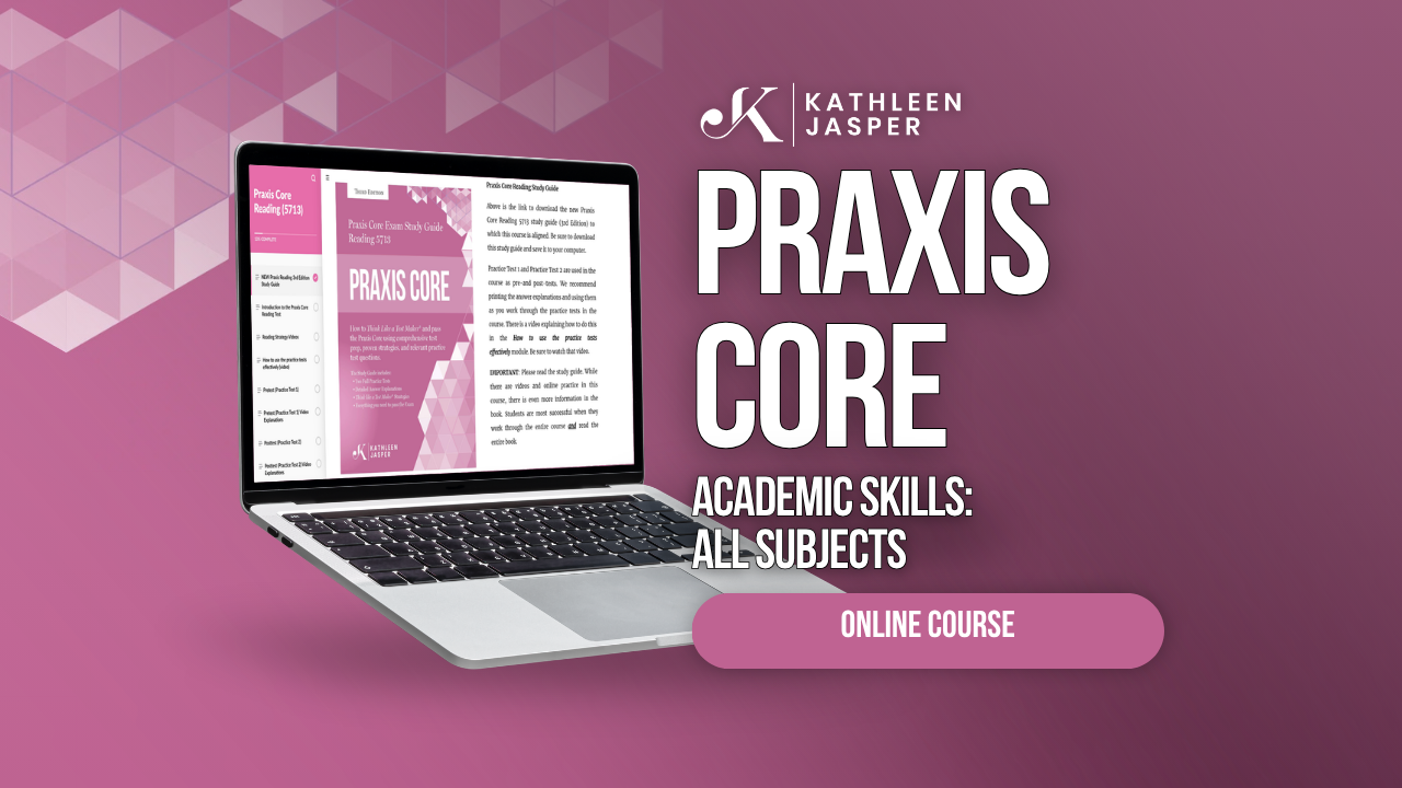 Praxis Core All Subtests - Online Course