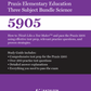 Praxis Elementary Education Three Subject Bundle Science 5905