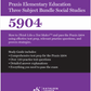 praxis elementary education three subject bundle social studies
