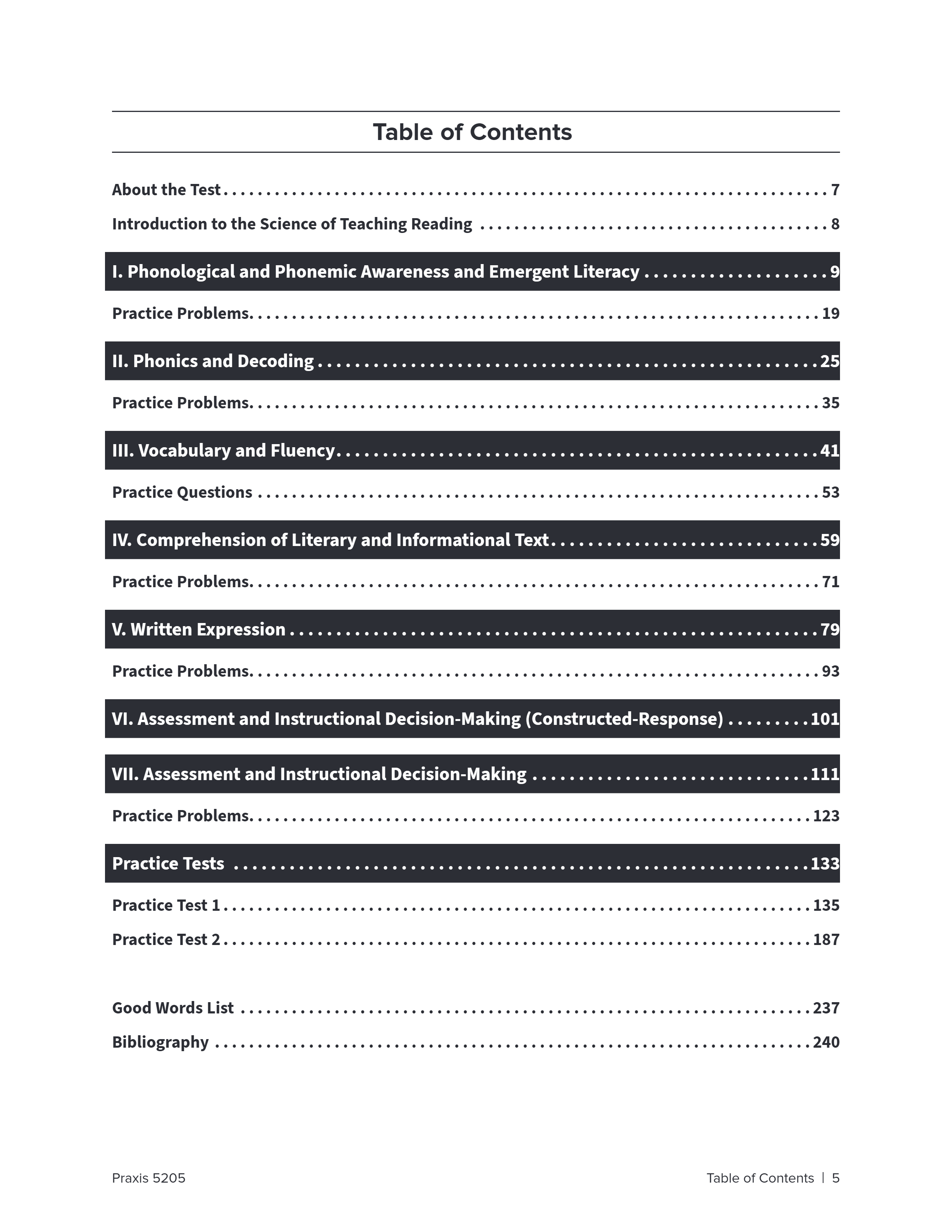 Praxis 5205 Teaching Reading Digital Study Guide