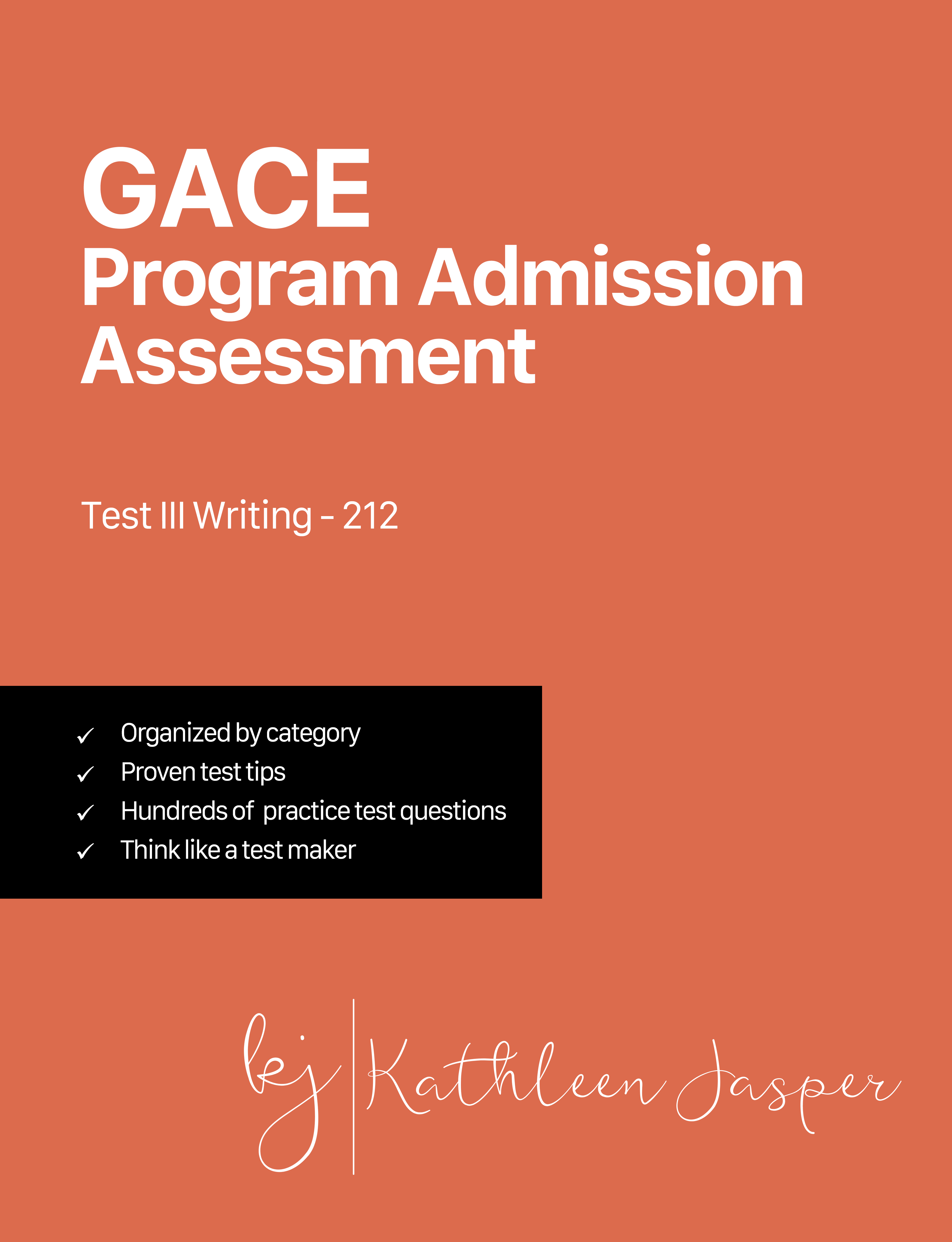 Admission　Guide　Study　Assessment　KathleenJasper　GACE　–　Program　Digital