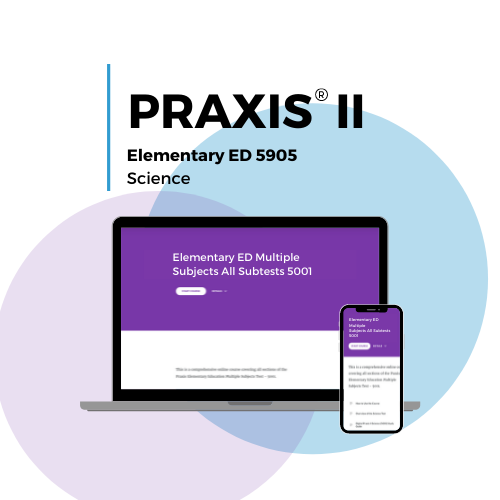 Praxis Elementary Education 5901 Three Subject Bundle - ONLINE COURSE