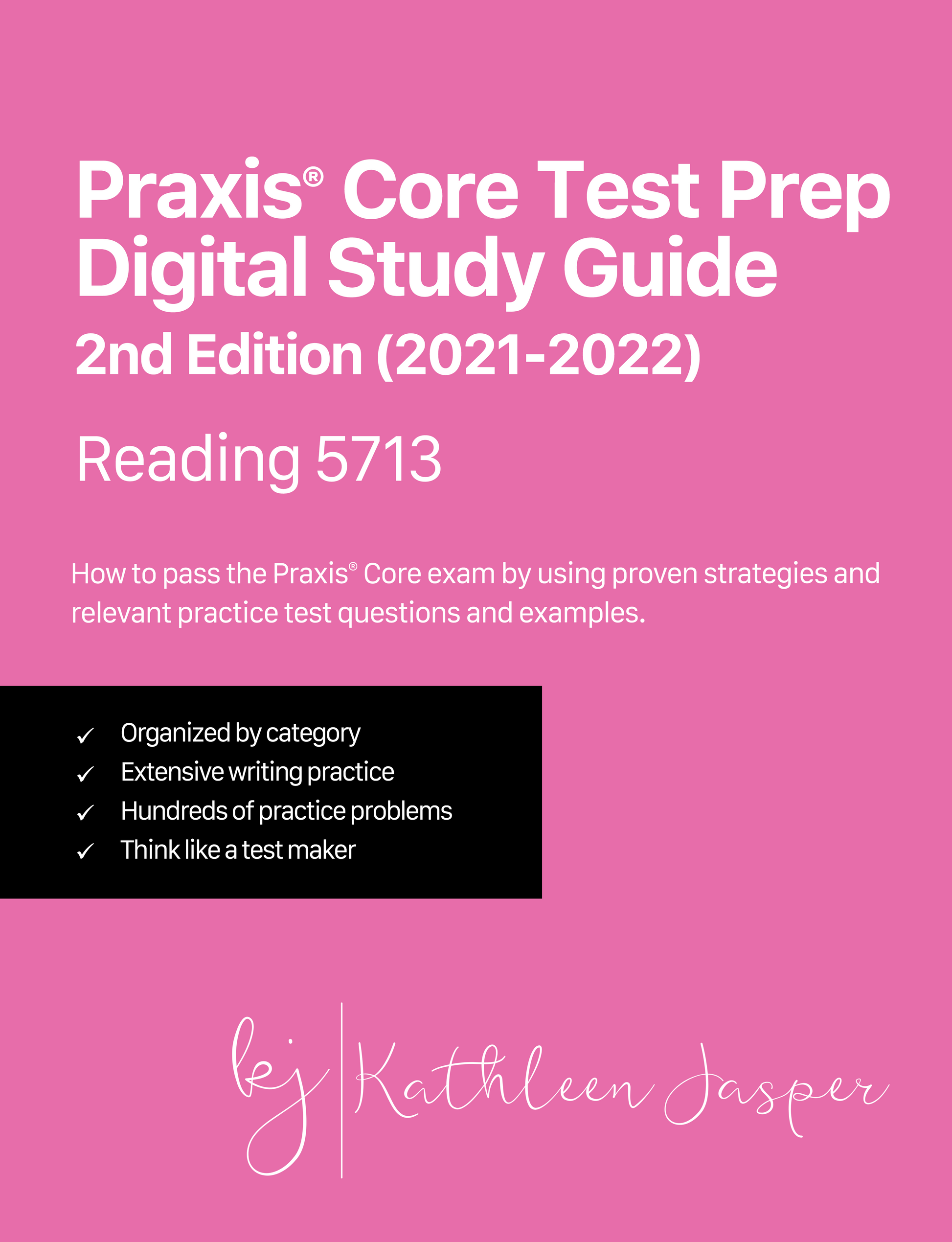 Praxis core test prep digital study guide 2nd edition reading 5713